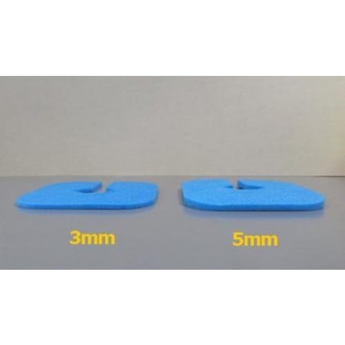 Nippon Eisai Ankle Compression Pads, NE U-Shaped Pads, Large, 10 Pads, 45-3mm, NE-2542