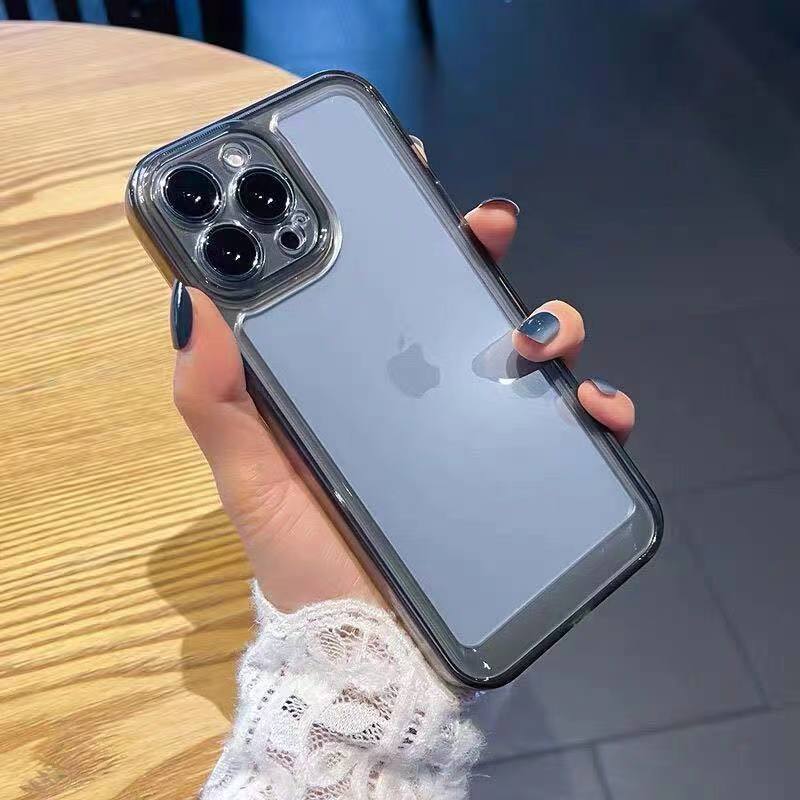 Для IPhone16 Акриловый чехол Space с маленьким отверстием для Apple 14/15promax Чехол для мобильного телефона Прозрачная противоударная накладка