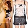 Women Sexy Lace Halloween Costume Cosplay French Maid Outfit Fancy Dresses