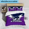 Melbourne Storm Team 3PCS Bedding set,Ideal for 1pc Duvet Cover And 2pcs Pillowcases Perfect for Fan gift,Ideal for Bedroom, Dormitory