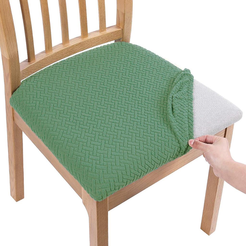 Водонепроницаемая обивка из спандекса для столовой, чехлы для стульев, съемные чехлы с моющейся защитой для мебели AVE