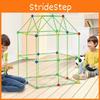 Childrens Diy Construction Tent Set With Plastic Building Blocks For Creative And Educational Fun