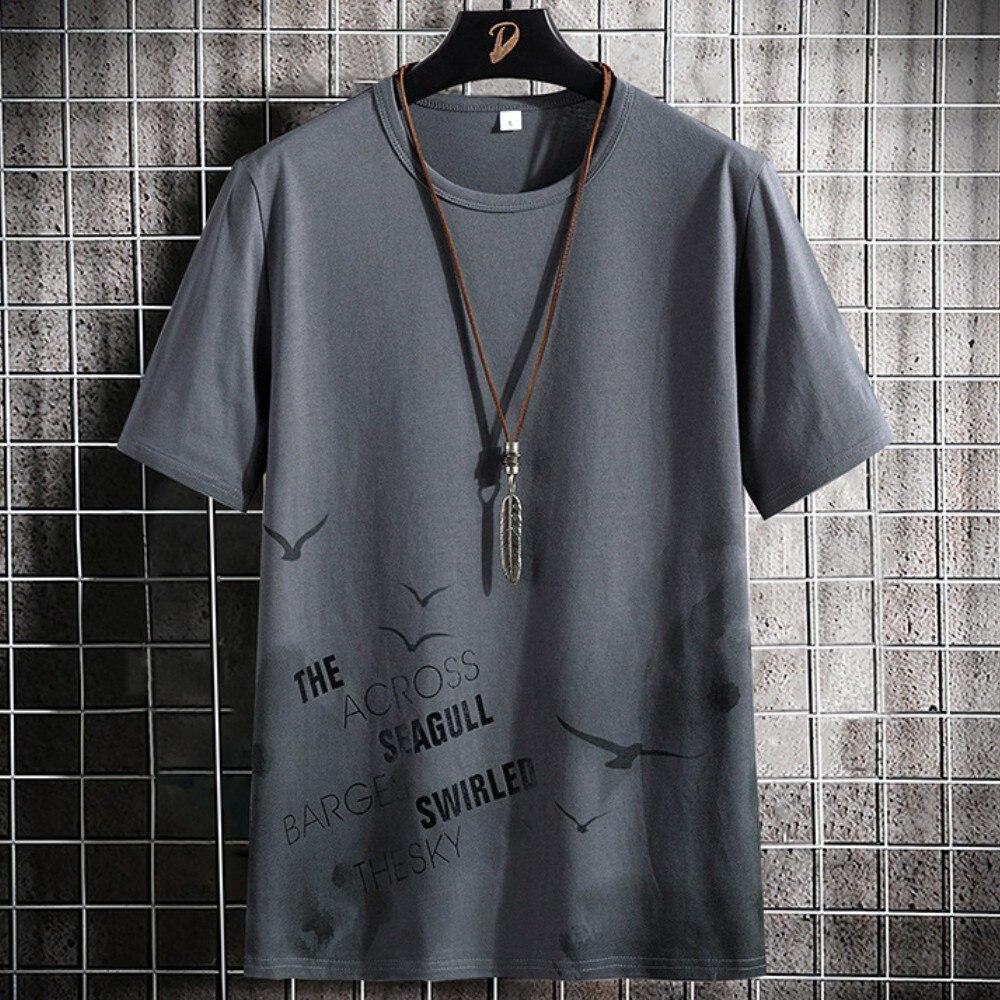 Мужская футболка с коротким рукавом и v-образным вырезом Fashion Personality