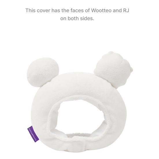 BTS Официальная декоративная крышка для светящейся палочки Wootteo X Bt21 RJ (белый)