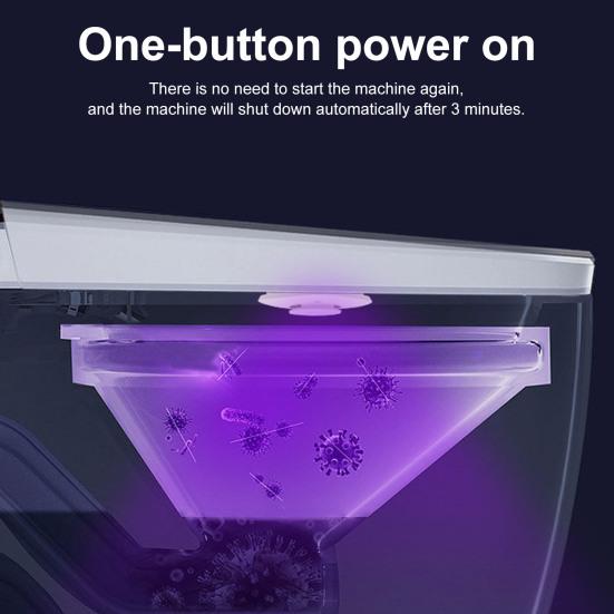 Стерилизующая лампа Closestool, запуск одной кнопкой, удаление запаха, долговечная, удобная УФ-лампа для сиденья унитаза, дезинфекция, чистящее средство, товары для дома