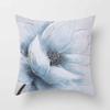 Home Decor Car Bedding Throw Pillow Blue Floral Print Sofa Pillow Cover Cushion Cover