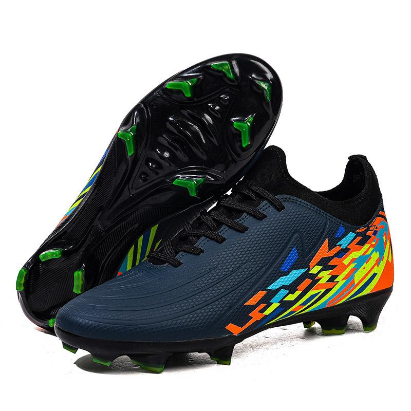 Внешняя торговля новая футбольная обувь мужская сломанные шипы AG длинные шипы трава трава студенты молодежная тренировочная обувь профессиональные соревнования