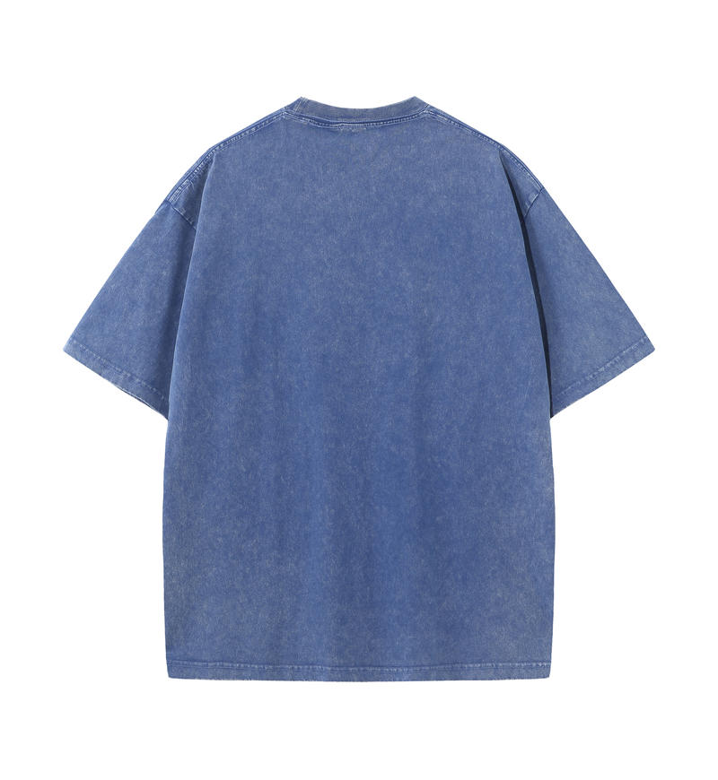 2025 Лето 100% хлопок стираный Old Craft свободная футболка большой размер О-образный вырез свободная мужская футболка с принтом Human Evolution