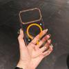 Чехол для мобильного телефона iPhone 17 Ледопроницаемый Магнитный абсорбирующий ПК Противоударный Apple 16pro Прозрачный Оригинальный цвет 15 Защитный чехол