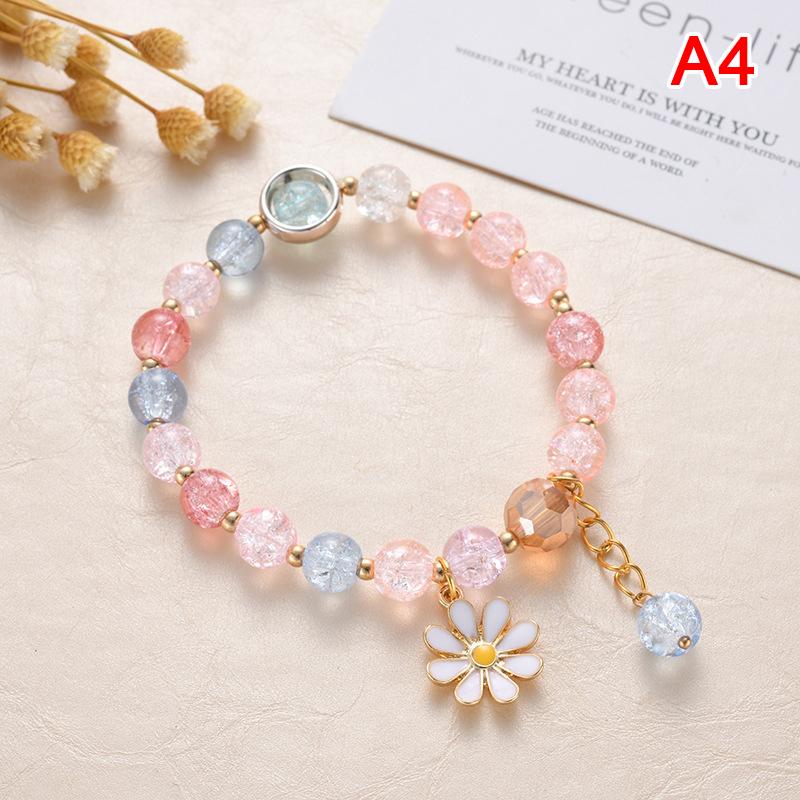 Корейские цветы ромашки браслеты Богемный цветной пластиковый бисер