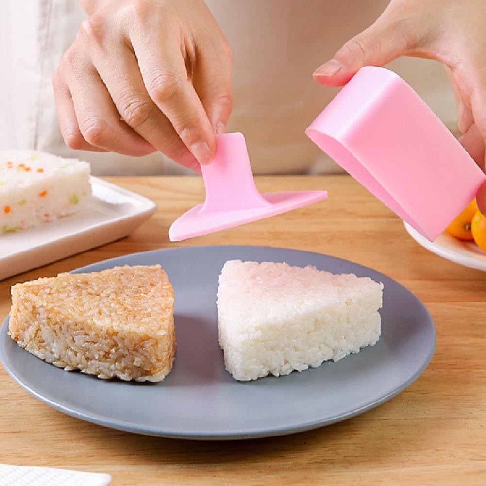 Форма для суши своими руками Онигири Рисовый шарик Пресс для еды Треугольная форма Аксессуары для дома Инструменты Maker Kitche A7G1