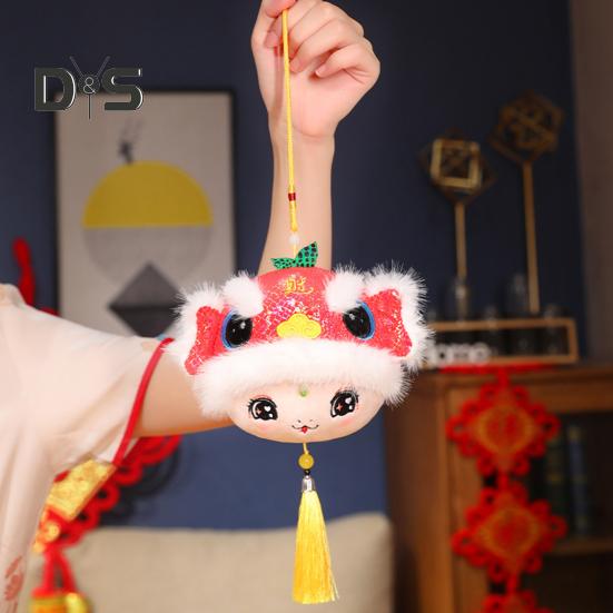 Подвеска в виде плюшевой змеи, мультяшная змея, брелок для ключей, талисман со знаком зодиака, кукла для китайского Нового года