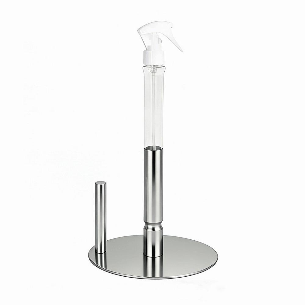 Countertop Design Paper Towel Holder with Spray Bottle Paper Towel Stand Holder Apartment