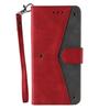 Étui portefeuille pour Samsung Galaxy A55 (5G) - Coque rabat - Rouge - Cuir synthétique - Support intégré - 3 fentes cartes