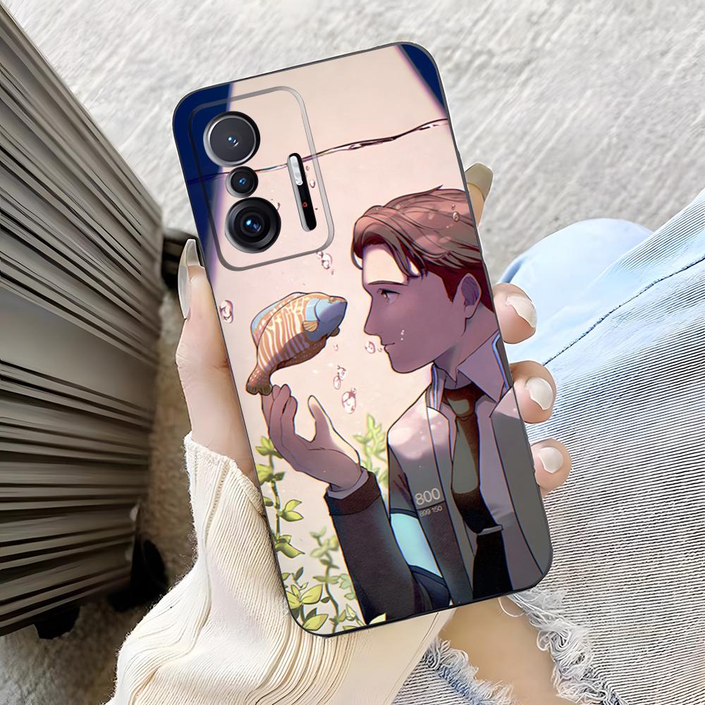 Игровой чехол для телефона D-Detroit Become Human для Xiaomi Poco M7 M6 M5 M4 4g 5g F7 F6 X7 X6 X5 Ultra Pro Силиконовая крышка
