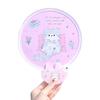 Мультяшный складной круглый веер с фотографическим отражателем портативный легкий карманный размер для путешествий на открытом воздухе