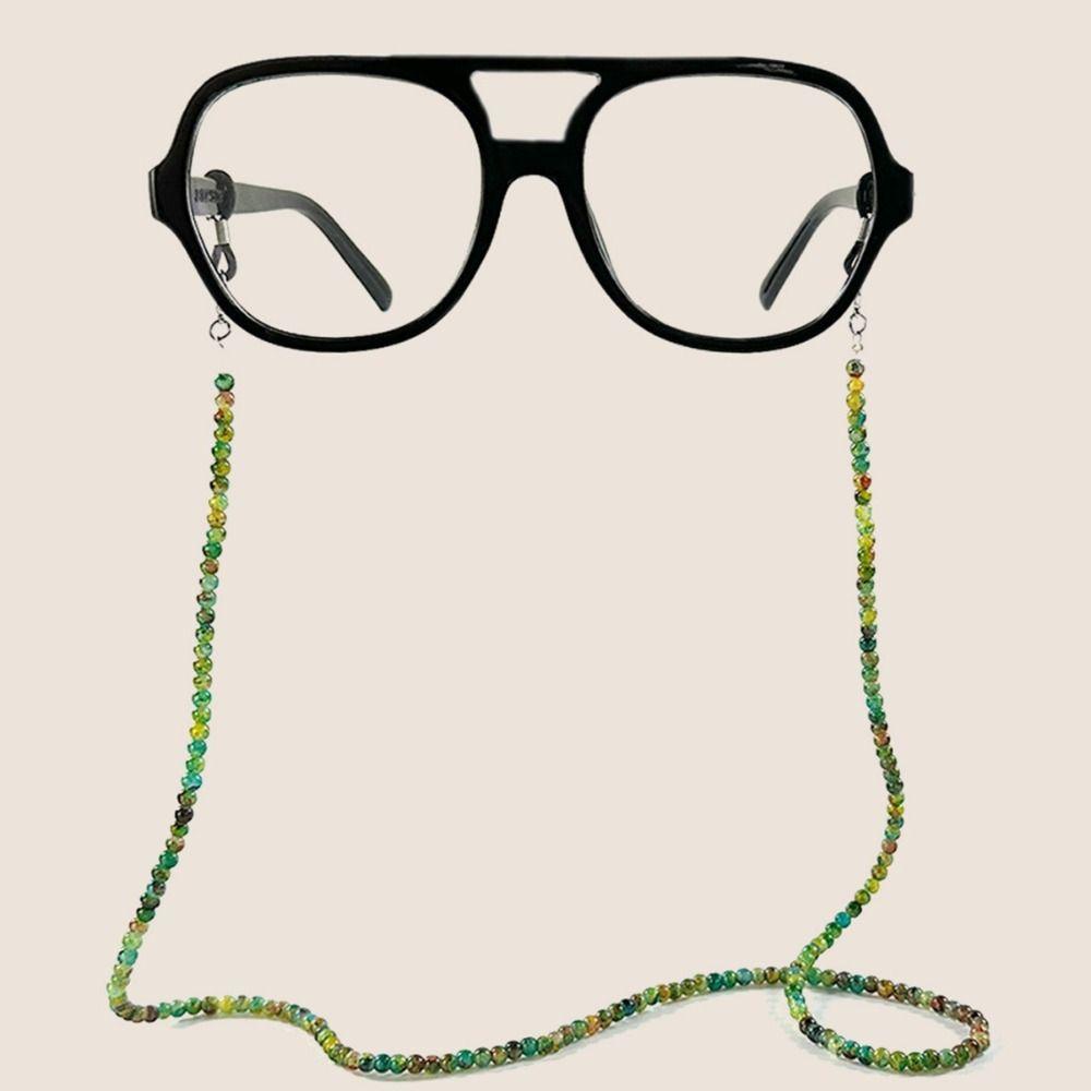Handmade Beads Glasses Chain Colored Glass Beaded Eyeglasses Chain Glasses Hanging Rope Travel