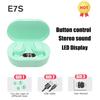Новая гарнитура E7S TWS 5.2 LED Display HiFi Bluetooth наушники водонепроницаемые спортивные беспроводные наушники с микрофоном беруши для Xiaomi