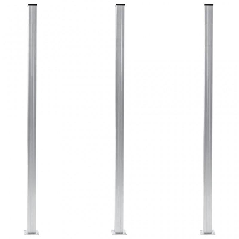 Day and Night - Day and Night Fence Posts 3 Units Aluminum 185 Cm