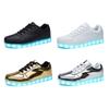 Fashion LED Light Shoes for Men Women Sports Shoes USB Charging Luminous Shoes Fluorescent Shoes