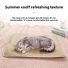 Breathable Pet Cooling Cushion Durable Material Cat Dog Sleeping Mat Pet Cooling Mat  Summer