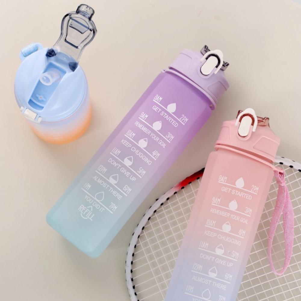 Portable Sports Water Cup 750ML Large Capacity Clear Drink Bottle for Outdoor Sport Fitness