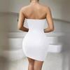 Европейское и американское платье-труба Spice Girls, сексуальная облегающая юбка-карандаш, с открытой спиной, с вырезами, off-the-shoulder, новое