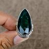 Chrome Diopside Genstone Handmade 925 Sterling Silver Jewelry Ring Size 7 KKG-466