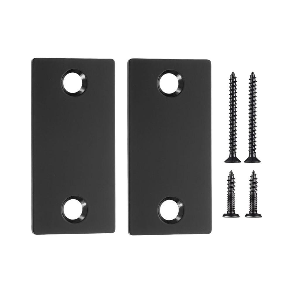 Adjustable Stainless Steel Door Strike Filler Plate Kit With Screws For Lock Repair And Hole Cover For Home Lock Mechanism