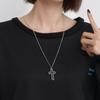 Vintage Necklace Cross Hollow Celtic Cross Pendant Cross Pendant Pendant Cross Necklace