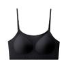 Liquid foundation invisible thin seamless steel rim underwear women's small breasts show large comfort invisible beautiful back sling bra cover