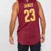 Adidas Cleveland Cavaliers LeBron James Jersey Men Tops Red A61199