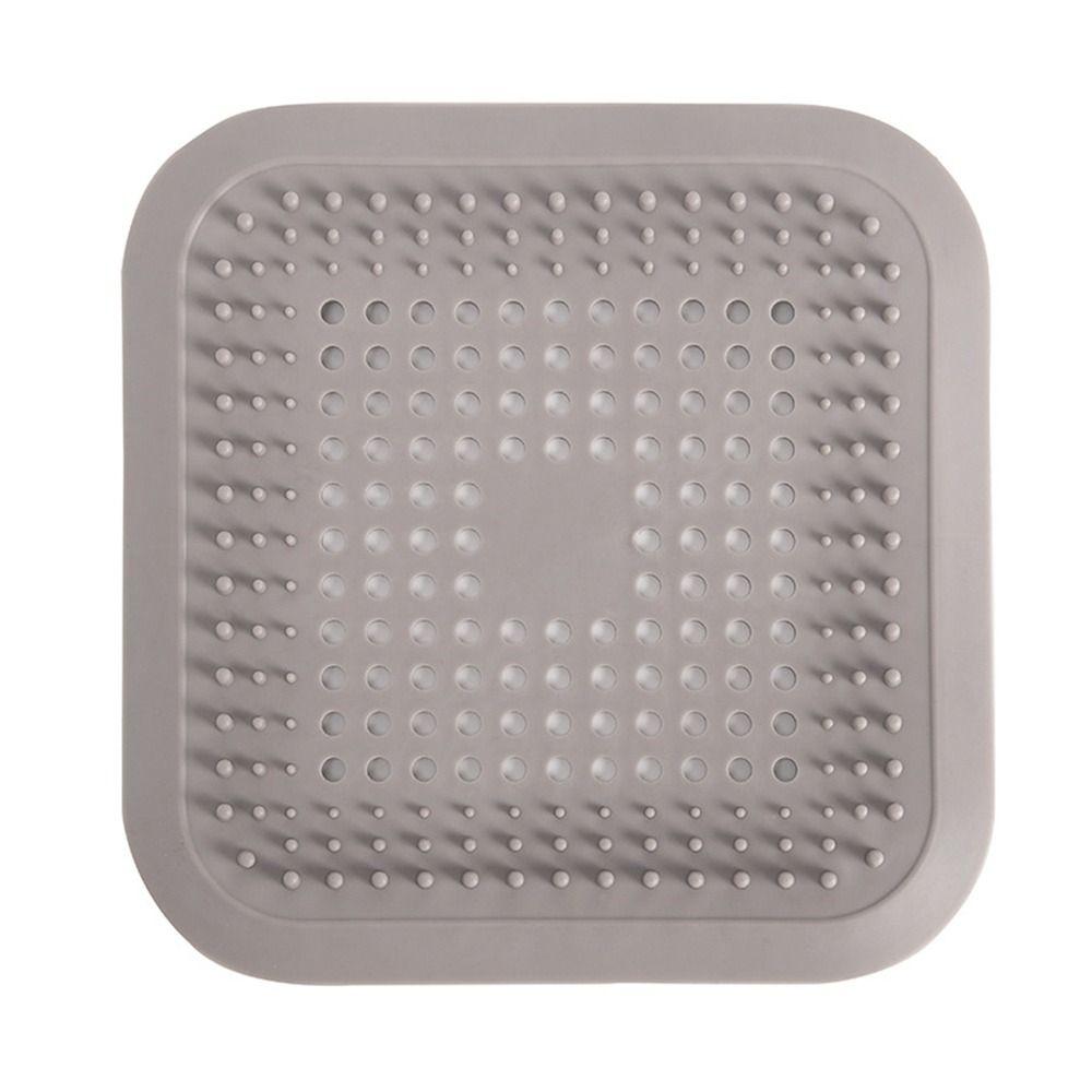 Leakage-proof Floor Drain Cover Silicone Sink Hair Filter Practical Sewer Deodorizer Bathroom