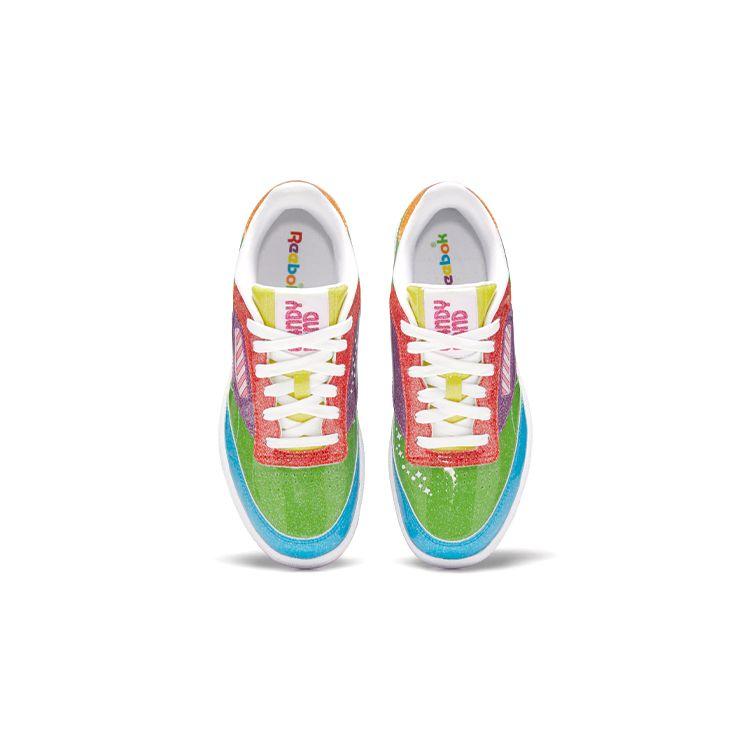 Hasbro X Reebok Club C Big Kid Candy Land Kids Sneakers Multi-Color Super-Green Aubergine H05082
