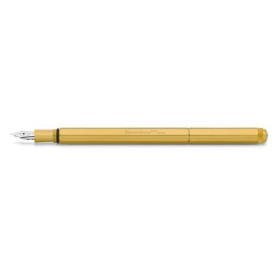 Kaweco Special Brass Fountain Pen M (Medium) Blue