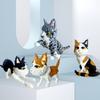 Variety of Pet Cat Models Building Blocks Toy:Captivating Cat Expressions, Fun Orange & Cow Patterns, Kid-Friendly, Unique Gift
