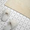 Ready-to-install printed vinyl tile set, geometric rhombus pattern, 9x30x30 cm