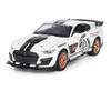 Игрушечная машинка Ford Shelby GT500 1/32 для детей, литая металлическая миниатюрная модель, инерционная, со звуком и светом, коллекционный подарок для мальчиков