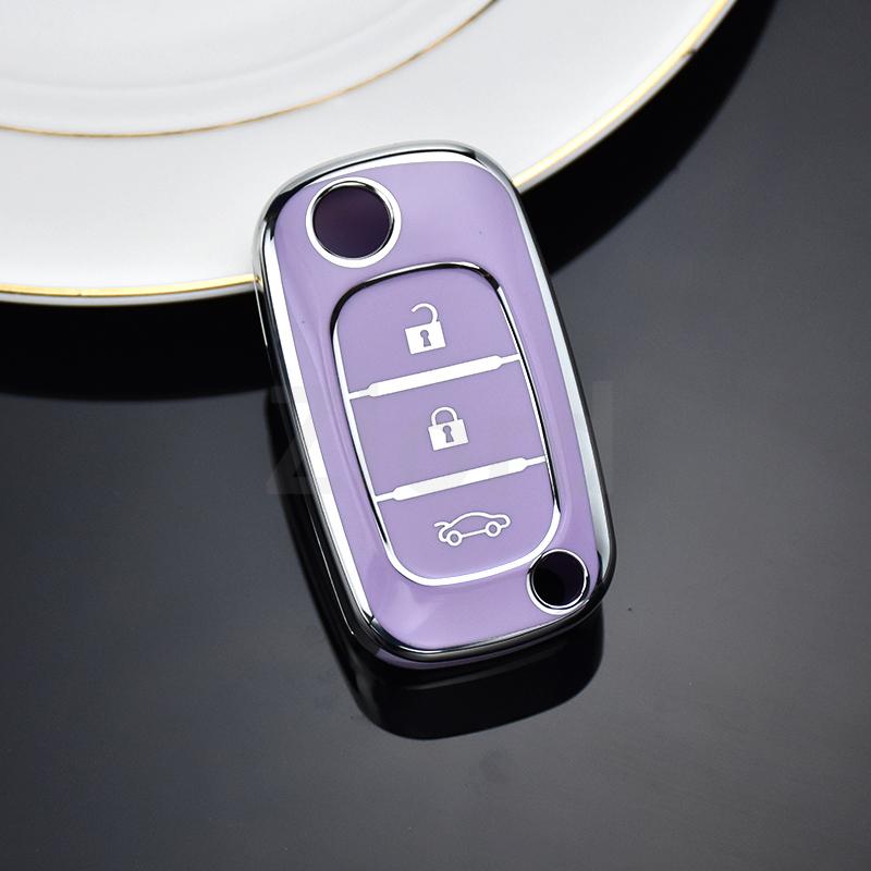 TPU For Benz Smart Fortwo 453 Forfour 2015 2016 2017 Auto Shell Fob For Renault Clio Kangoo Modus Megane Car Key Shell Case Fob JM2