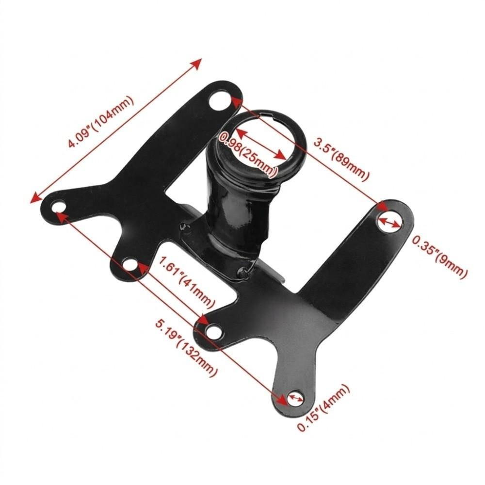 Modified Design Motorcycle Speedometer Gauge Handlebar Gauge Support Handlebar Installation