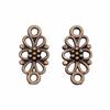 20 шт., подвески в виде цветка, компоненты ювелирных изделий, аксессуары, античная бронза, цвет цинкового сплава, 16X8 мм