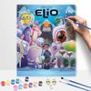 Disney Элио мультфильм Pixar цифровая масляная живопись набор для рисования кистью ручная роспись сделай сам для домашнего декора