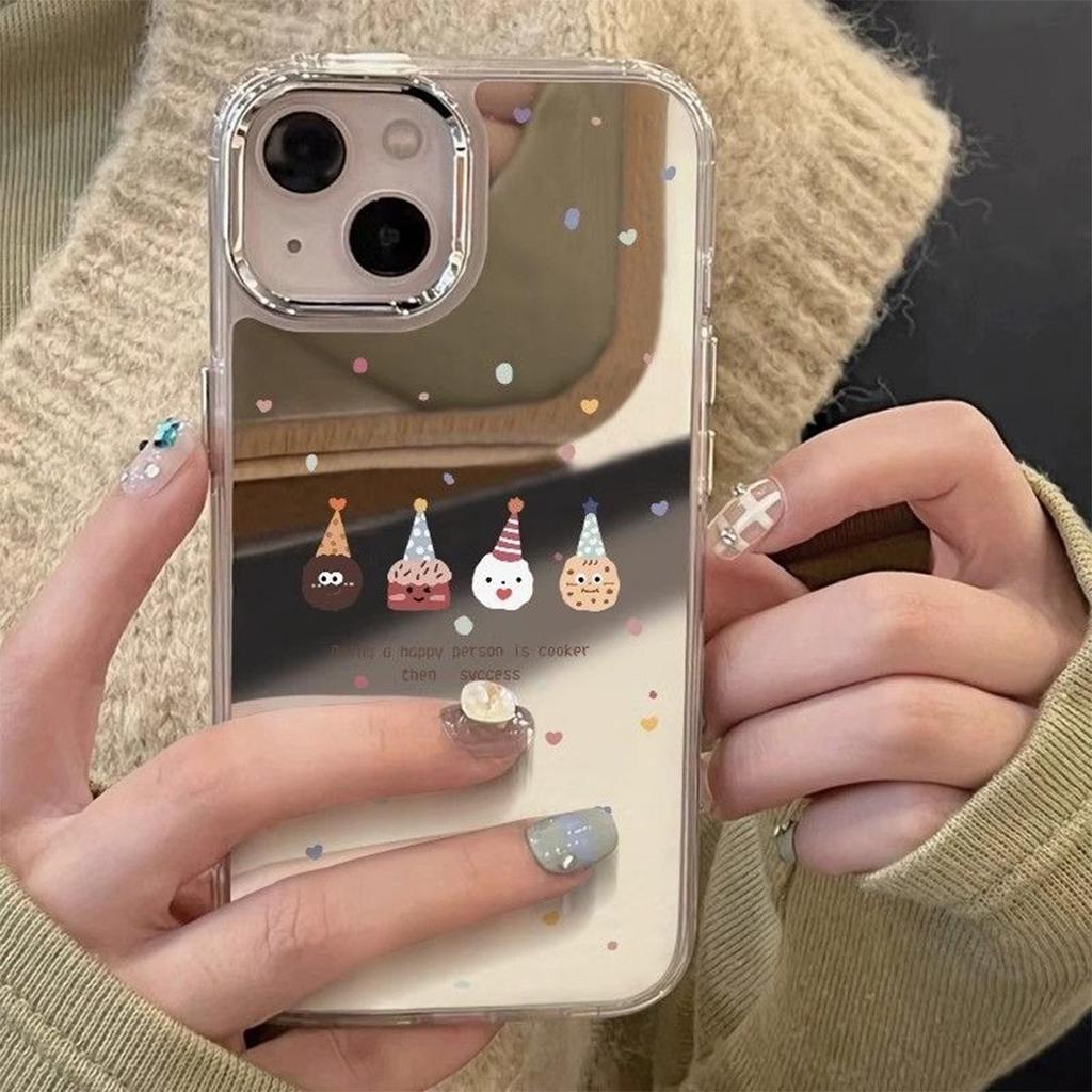 Elegant Mirror Phone Case with Lanyard for Honor Play 60PLUS