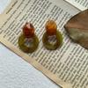 Delicate Non-Fading Acetic Acid Plate Large Stud Earrings Women'S Earrings Personality Atmosphere Niche Design Sense Earrings Non-Fading