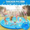 Inflatable Splash Play Mat for Dogs Backyard,Splash Pad for Boys Girls,Outdoor Water Toys Summer Sprinkler Pool