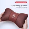 AOU4   Ice Silk Car Seat Neck Pillow Leather Cotton Headrest For Citroen C4 C3 C2 C1 Berlingo Xsara  Car Interior Head Support keychain