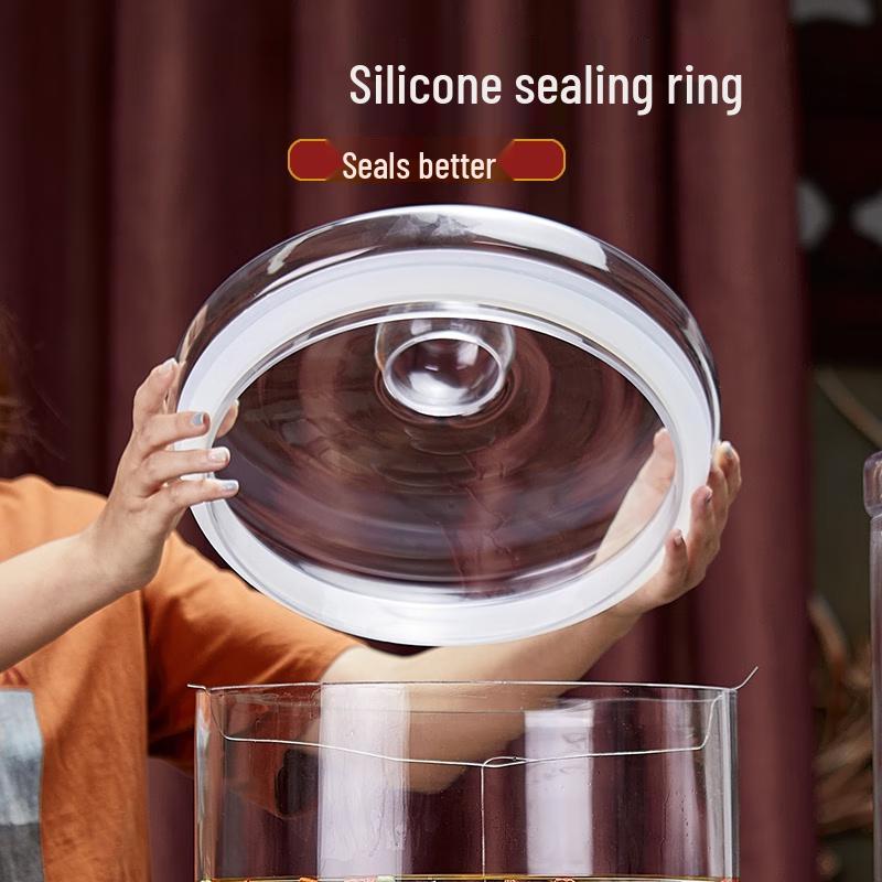 Стеклянная банка для ферментации большого объема с краником