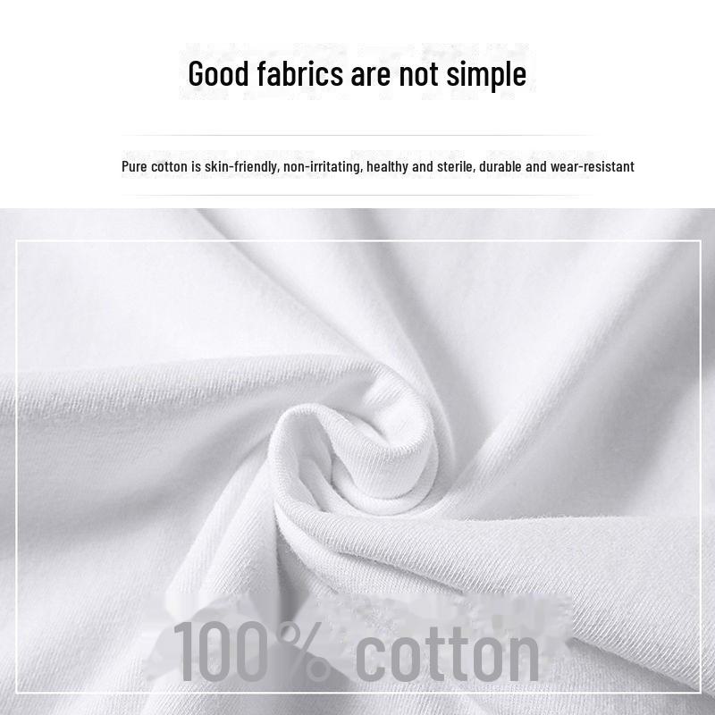 Футболка свободного покроя унисекс из чистого хлопка с короткими рукавами, лето 2025 г. - модная одежда для пар