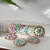 Table Coaster Handcrafted Seashell Coaster Artistic Insulation Pad Convenient Table Protection Mat for Home