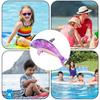 1pc Inflatable Dolphin Floating Toy Ocean Themed Birthday Swimming Pool Party Decoration Thickened Beach Pool Inflatable Toys